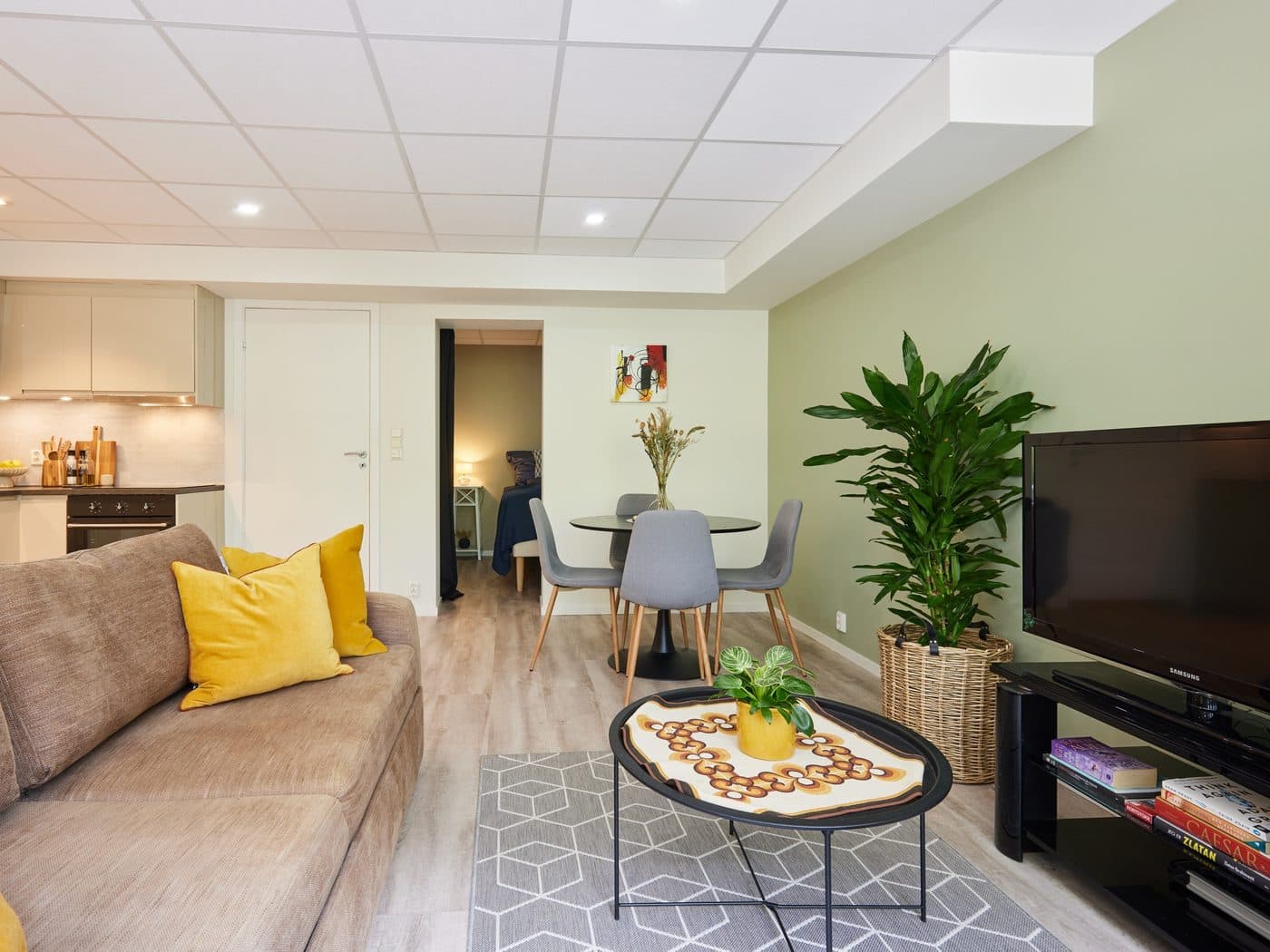 The living room