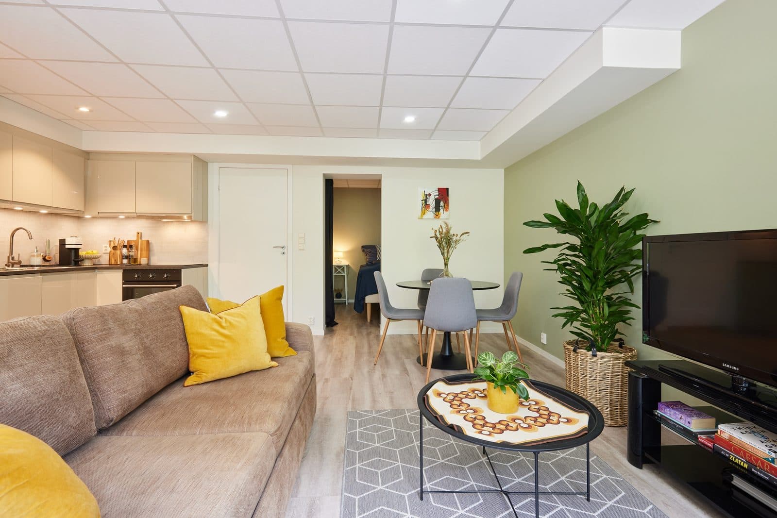 The living room